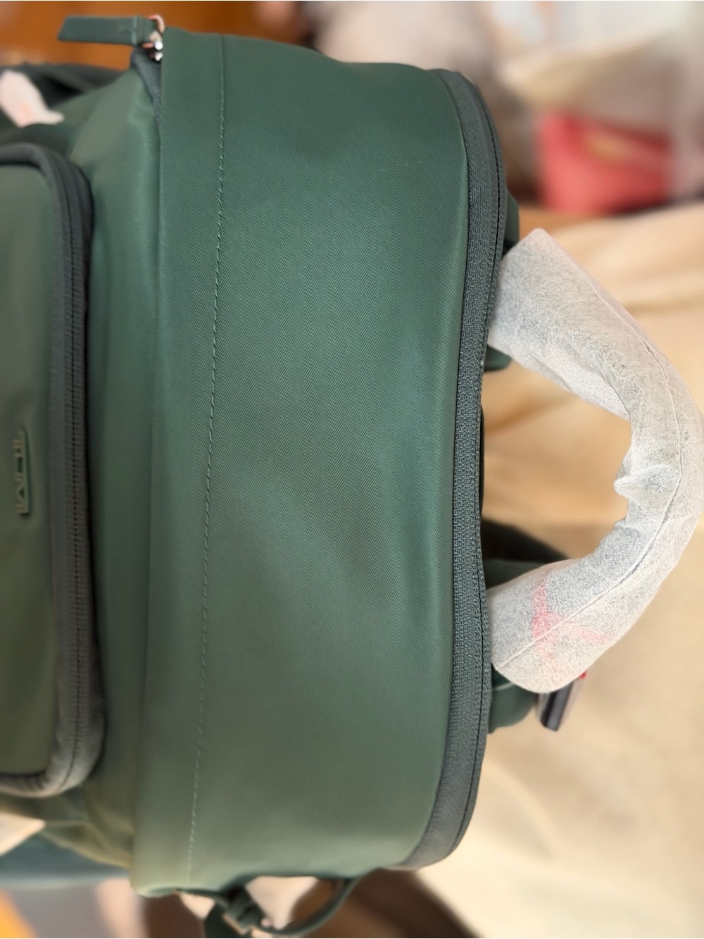 NWT New TUMI Voyageur Celina Backpack in Alpine Green with Silver Hardware - Picture 3 of 13